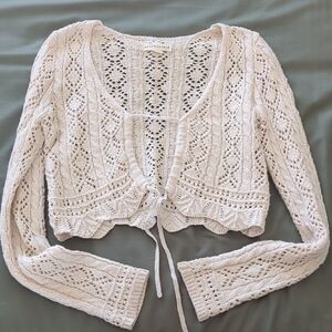 Knit Front Tie Top